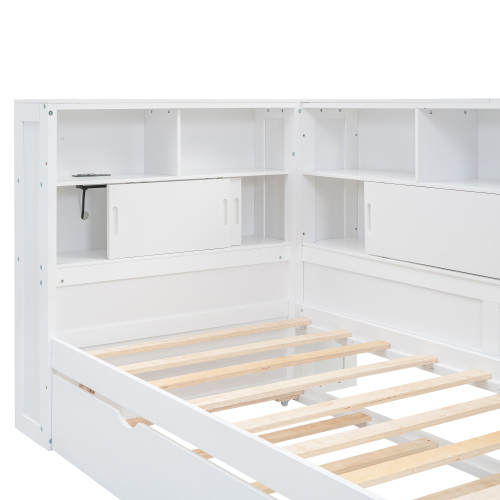 Plattformbett mit Ausziehbett-OKWISH