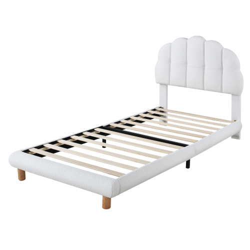 Einzelbett, Kinderbett, Jugendbett, Polsterbett, Holzlattenrost, Kreisvlies
