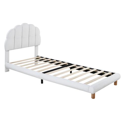 Einzelbett, Kinderbett, Jugendbett, Polsterbett, Holzlattenrost, Kreisvlies