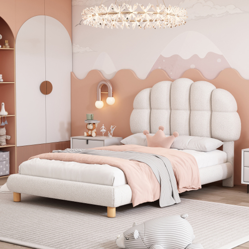 Einzelbett, Kinderbett, Jugendbett, Polsterbett, Holzlattenrost, Kreisvlies