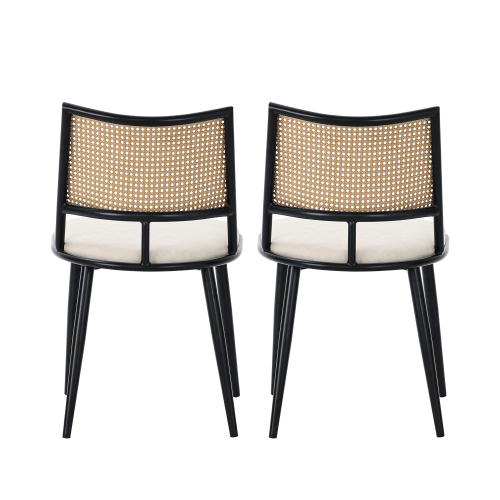 Rattan-Rückenlehne,Wohnzimmer,Schlafzimmerstuhl