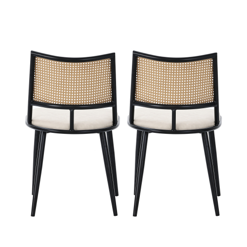 Rattan-Rückenlehne,Wohnzimmer,Schlafzimmerstuhl