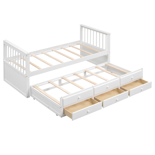 Einzelbett mit Ausziehbett-OKWISH