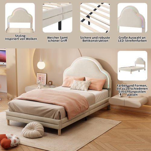 Kinderbett in Wolkenform-OKWISH