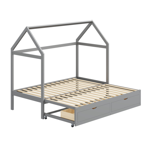 Ausziehbares Kinderbett-OKWISH