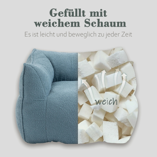 Bequemer Frottee-Sitzsack-OKWISH