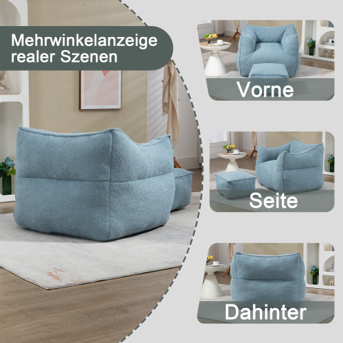 Bequemer Frottee-Sitzsack-OKWISH