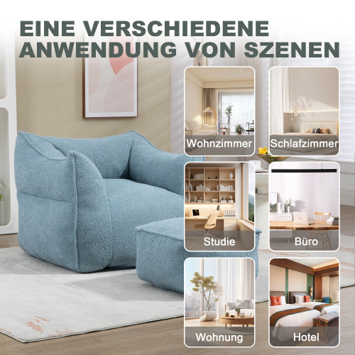 Bequemer Frottee-Sitzsack-OKWISH