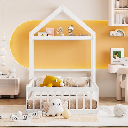 Kinderbettgestell aus Massivholz-OKWISH