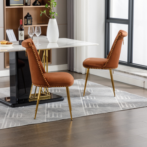 Moderner und einzigartiger Samtstuhl-OKWISH