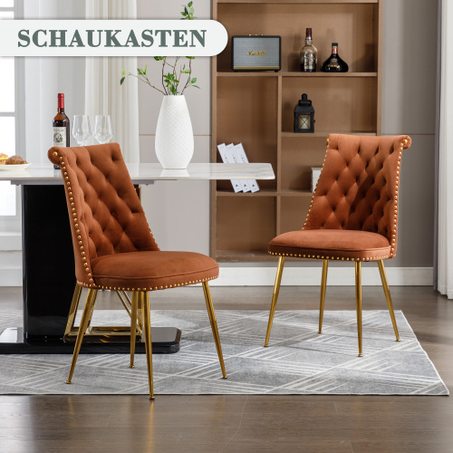 Moderner und einzigartiger Samtstuhl-OKWISH