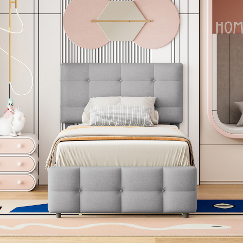 Hautfreundliches Leinenpolsterbett-OKWISH