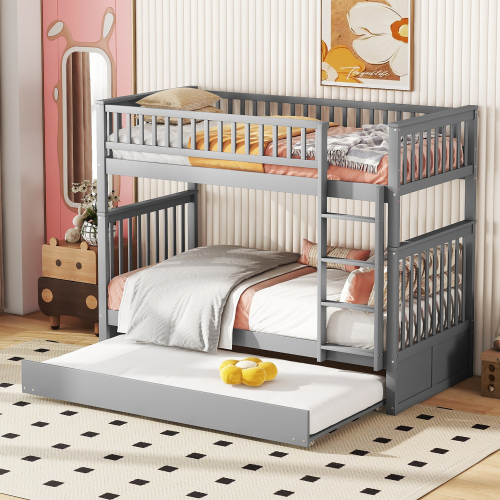 Etagenbett mit Ausziehbett-OKWISH