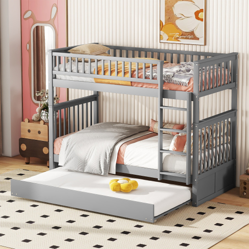 Etagenbett mit Ausziehbett-OKWISH