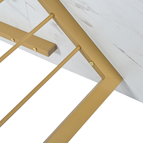 Moderner Esstisch mit Marmormuster-OKWISH