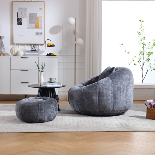 Bequemer, runder, drehbarer Sitzsack-OKWISH