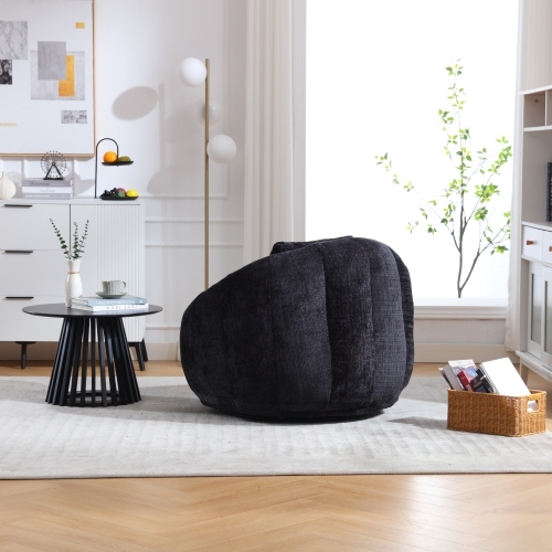 COOLMORE bean bag Chair Lounger sofa with swivel pedals 