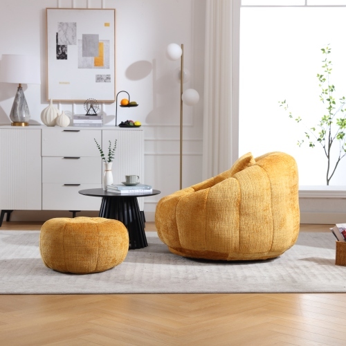 Bequemer, runder, drehbarer Sitzsack-OKWISH