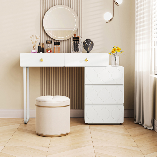 Schminktisch im minimalistischen Wave-Stil-OKWISH