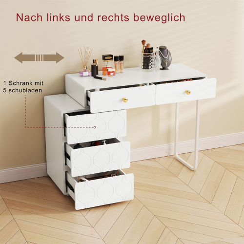 Schminktisch im minimalistischen Wave-Stil-OKWISH