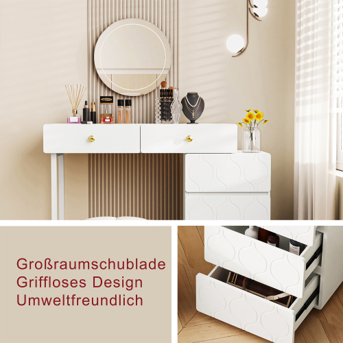 Schminktisch im minimalistischen Wave-Stil-OKWISH
