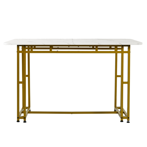 Gold Esstisch mit 4 Stühlen Set,Moderne Küche Esstisch Set, dunkelgrüner Samt Esszimmerstühle