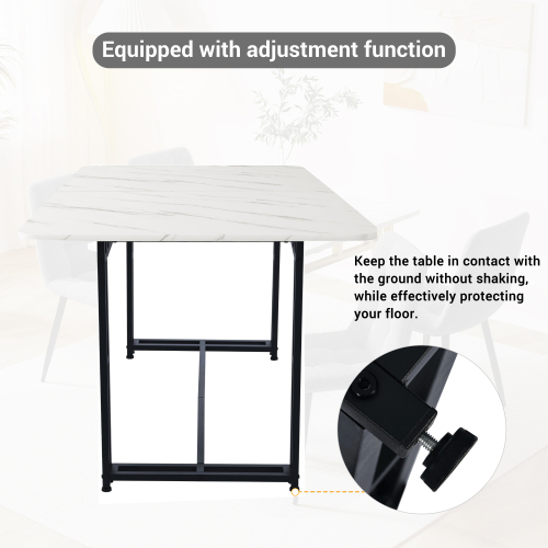 Schwarz Esstisch mit 4 Stühlen Set,Moderne Küche Esstisch Set, Schwarz Samt Esszimmerstühle