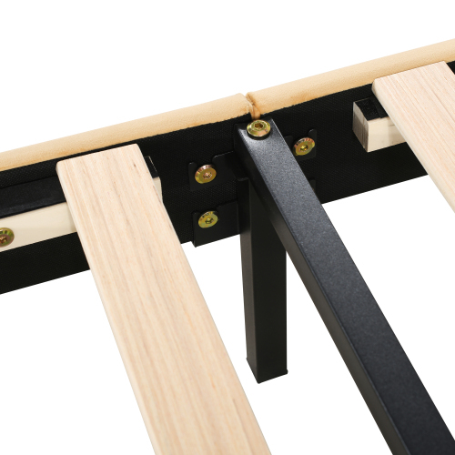 Keksförmiges französisches Samtpolsterbett-OKWISH