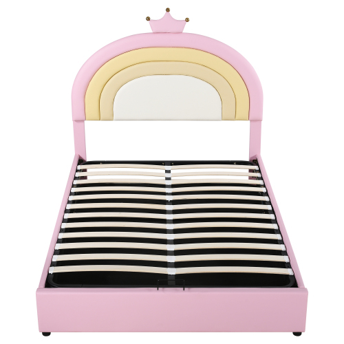 Hydraulisch gepolstertes Holzlattenbett-OKWISH