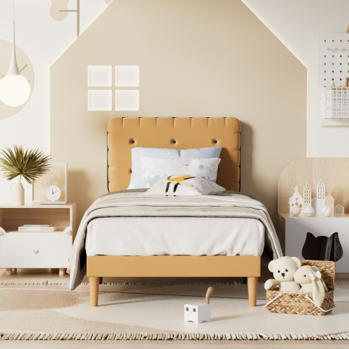 Keksförmiges französisches Samtpolsterbett-OKWISH