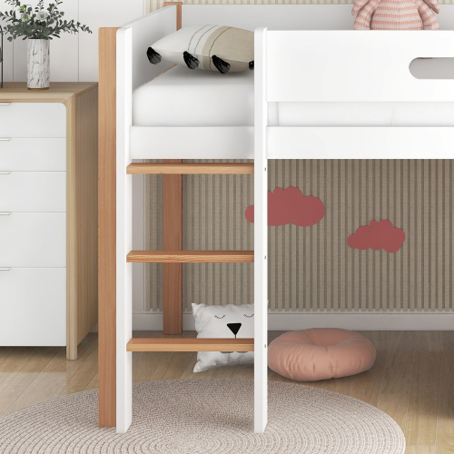 Etagenbett mit herausnehmbaren Schränken-OKWISH