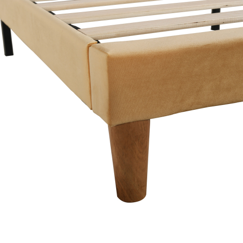 Keksförmiges französisches Samtpolsterbett-OKWISH