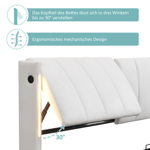 Binaurales LED-Polsterbett-OKWISH
