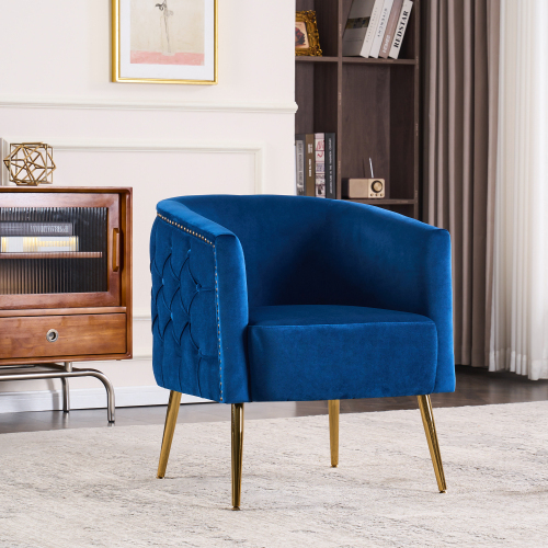 Verfügt über einen Stuhl mit Metallbeinen. bequemes Sofa-OKWISH