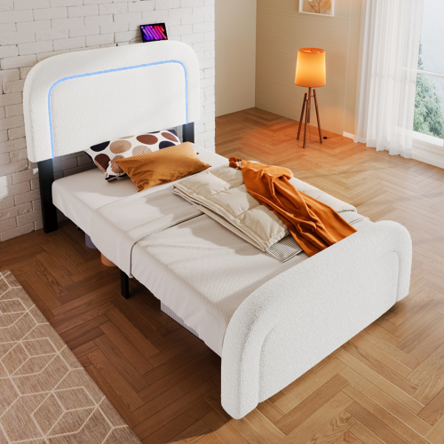 Doppelbett mit höhenverstellbarem Kopfteil-OKWISH