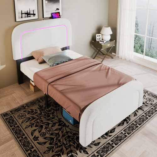 Doppelbett mit höhenverstellbarem Kopfteil-OKWISH