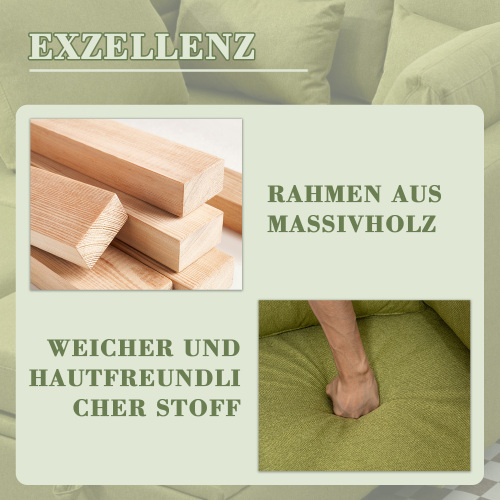 Weiches modulares U-förmiges Sofa mit Stauraumsofa-OKWISH
