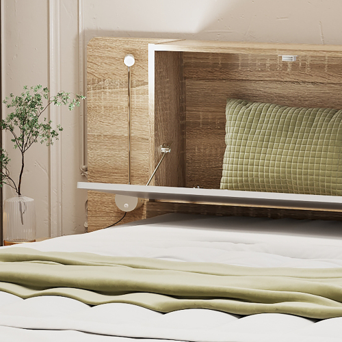 LED-Nachttisch-Bettsystem für Doppelbett-OKWISH