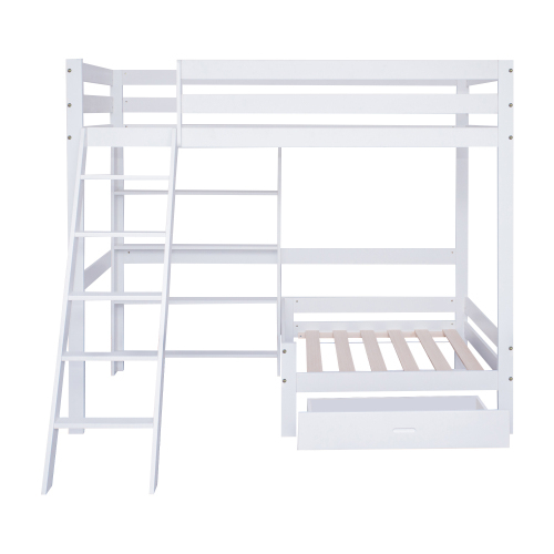 Etagenbett mit Regal und Sofa-OKWISH