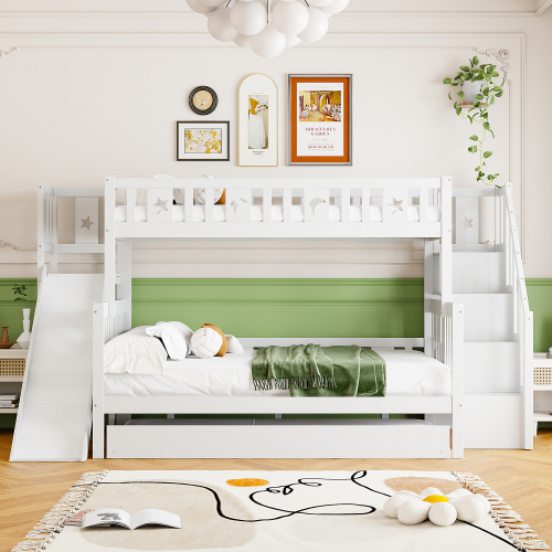 Etagenbett für Kinder aus Massivholz-OKWISH