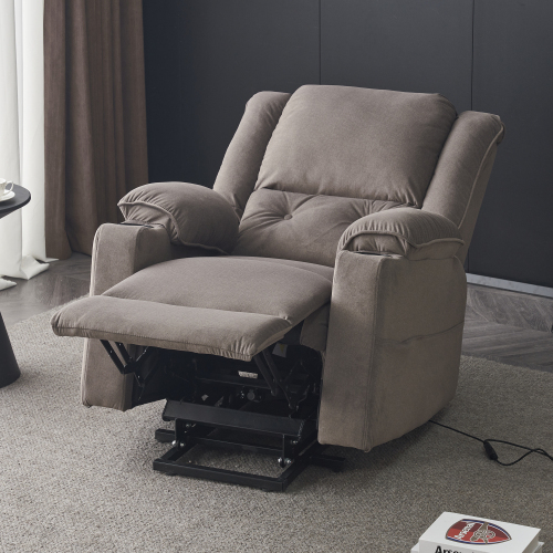 Elektrisch beheizter Massagesessel mit Stehhilfe-OKWISH