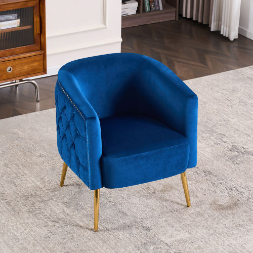 Verfügt über einen Stuhl mit Metallbeinen. bequemes Sofa-OKWISH