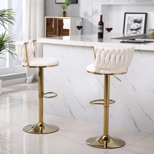 Barhocker im minimalistischen und modernen Design (2er-Set)-OKWISH