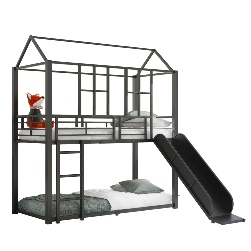 Etagenbett mit Eisenrahmen im Hausstil-OKWISH