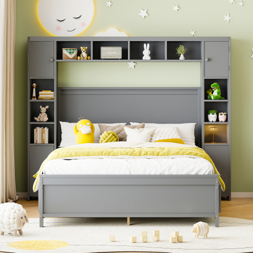 Doppelbett aus Massivholz-OKWISH