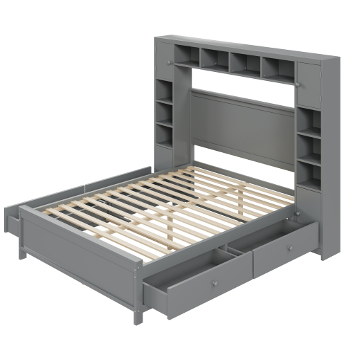 Doppelbett aus Massivholz-OKWISH