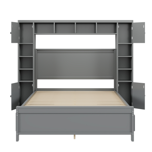 Doppelbett aus Massivholz-OKWISH