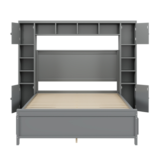 Doppelbett aus Massivholz-OKWISH