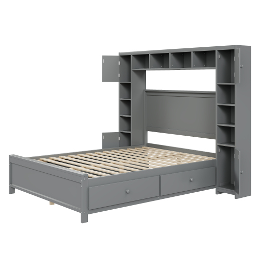 Doppelbett aus Massivholz-OKWISH