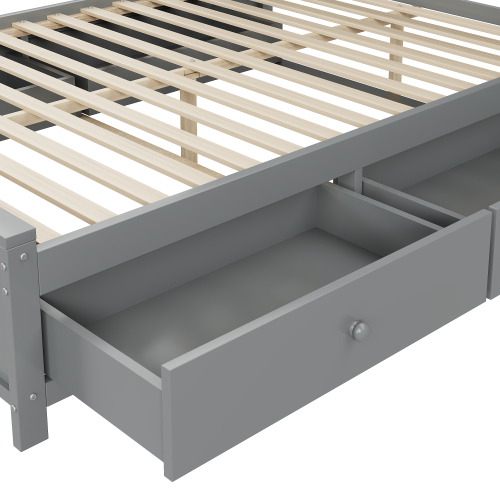 Doppelbett aus Massivholz-OKWISH